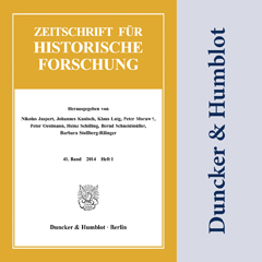 Duncker & Humblot - Zeitschrift für Historische Forschung