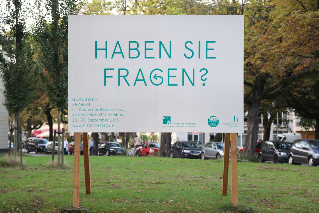 Plakat zum 51. Deutschen Historikertag an der Universität Hamburg